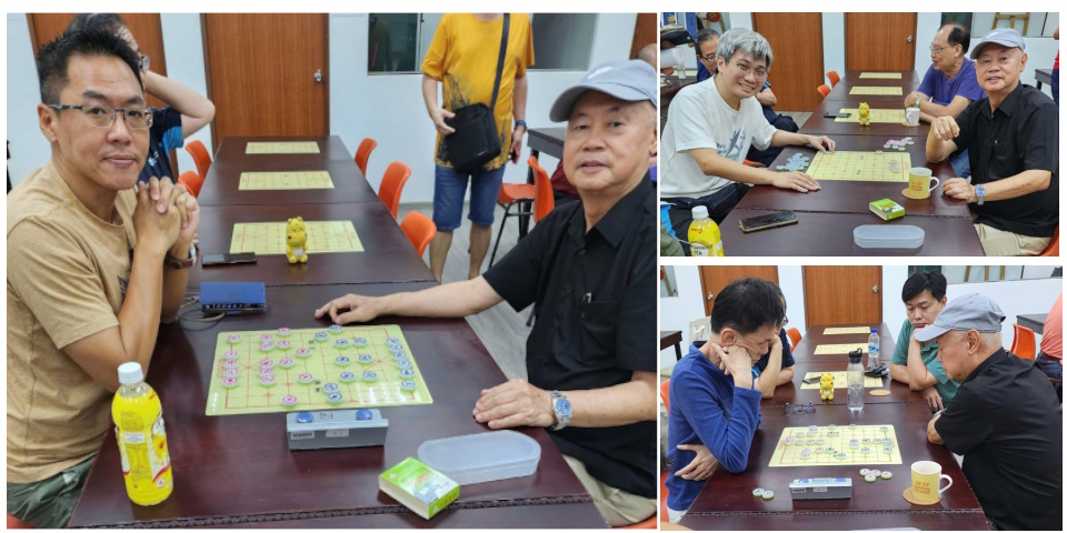 会长以棋会友 今晚三战全胜